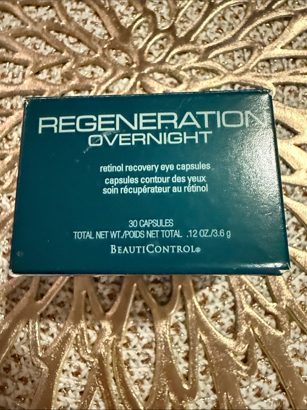 BeautiControl Regeneration Overnight Retinol Eye Capsules - New in Box